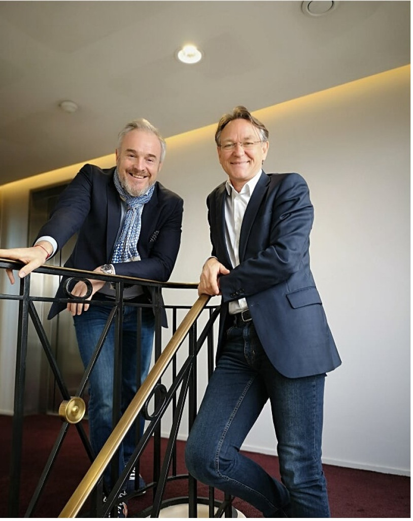 Julien Renauld et Thierry Delcupe, cofondateurs de la start-up Wizzas. Pour intégrer une communauté : https://www.wizzas.co.