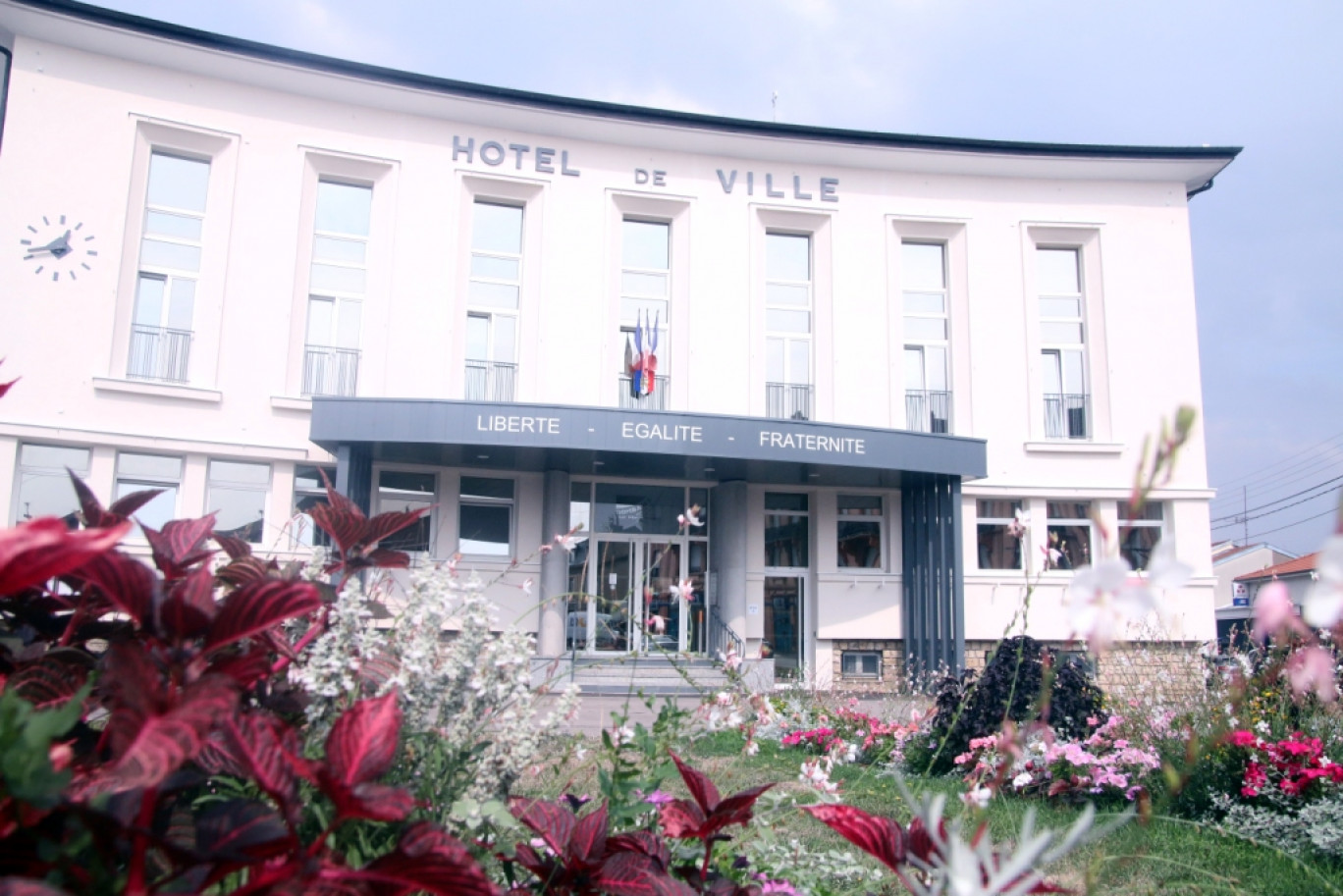 L’hôtel de ville à Dombasle-sur-Meurthe.