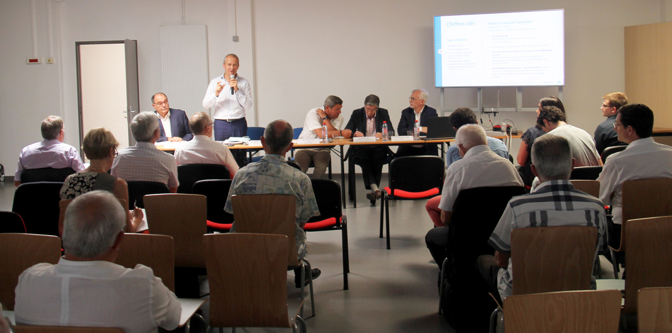 Un point sur la conjoncture économique et ses impacts sur les entreprises s’est déroulé à l’issue de l’AG de l’agence Scalen, le 24 juin, dans les locaux du Dynacentre sur le Dynapôle de Ludres-Fléville.
