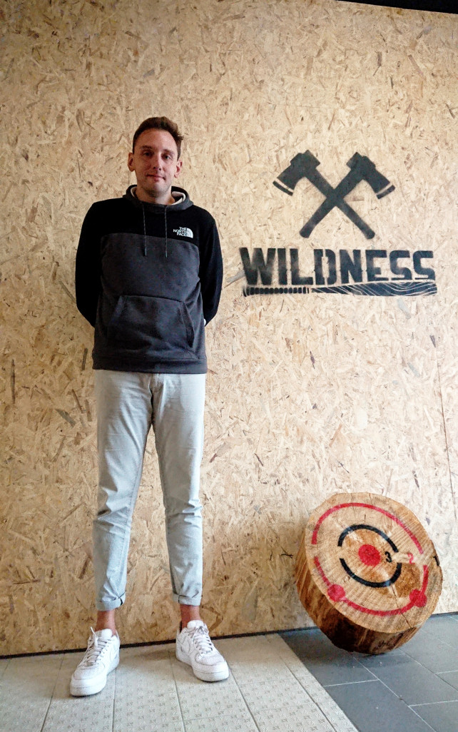 Julien Bestron, ex-basketteur pro, aujourd’hui patron de Wildness Nancy. 