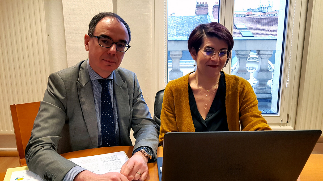 Christophe Franceschi, directeur de l’Urssaf Lorraine et Aurélie Pouillen-Mantin, médiatrice, entendent accélérer le dispositif Médiation cette année histoire de privilégier le dialogue pour limiter les contentieux.