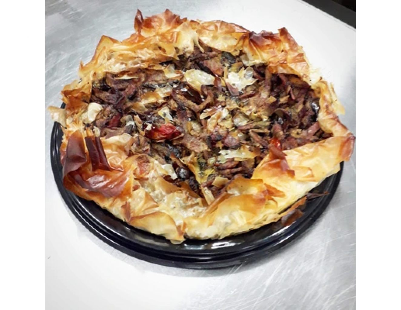 La tarte filo, un plat savoureux, conçu avec soin par Nourit.