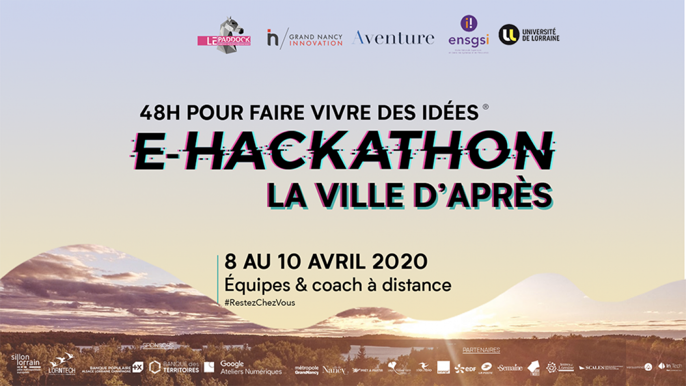 e-Hackaton «La ville d’Après» : Lauréats e-dévoilés…