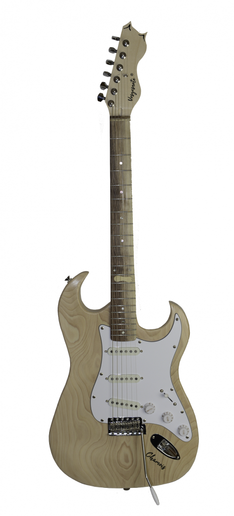 La guitare «Chamois», l’une des créations coup de cœur de la marque vosgienne.
