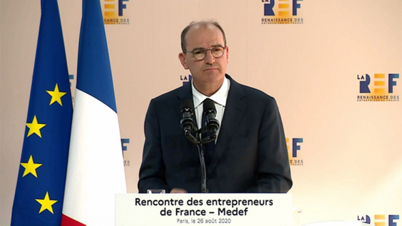 © : Gouvernement/Premier ministre
Fin août, le Premier ministre, Jean Castex, a présenté aux chefs d’entreprise réunis à l’Université du Medef quelques-uns des grands axes du plan de relance du gouvernement présenté la semaine dernière.
