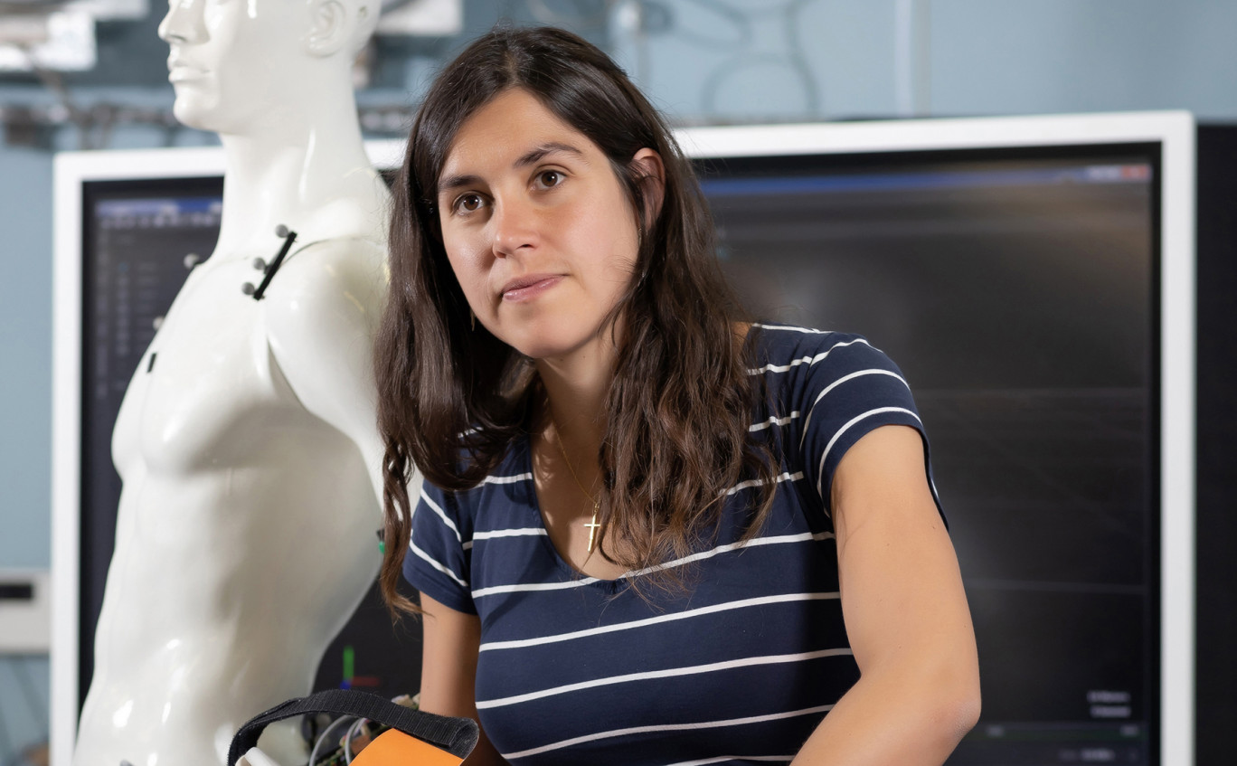 Mathilde Legrand,doctorante en robotique, vient de recevoir le Prix Jeunes Talents L'Oréal-Unesco
(c) : Fondation L'Oréal