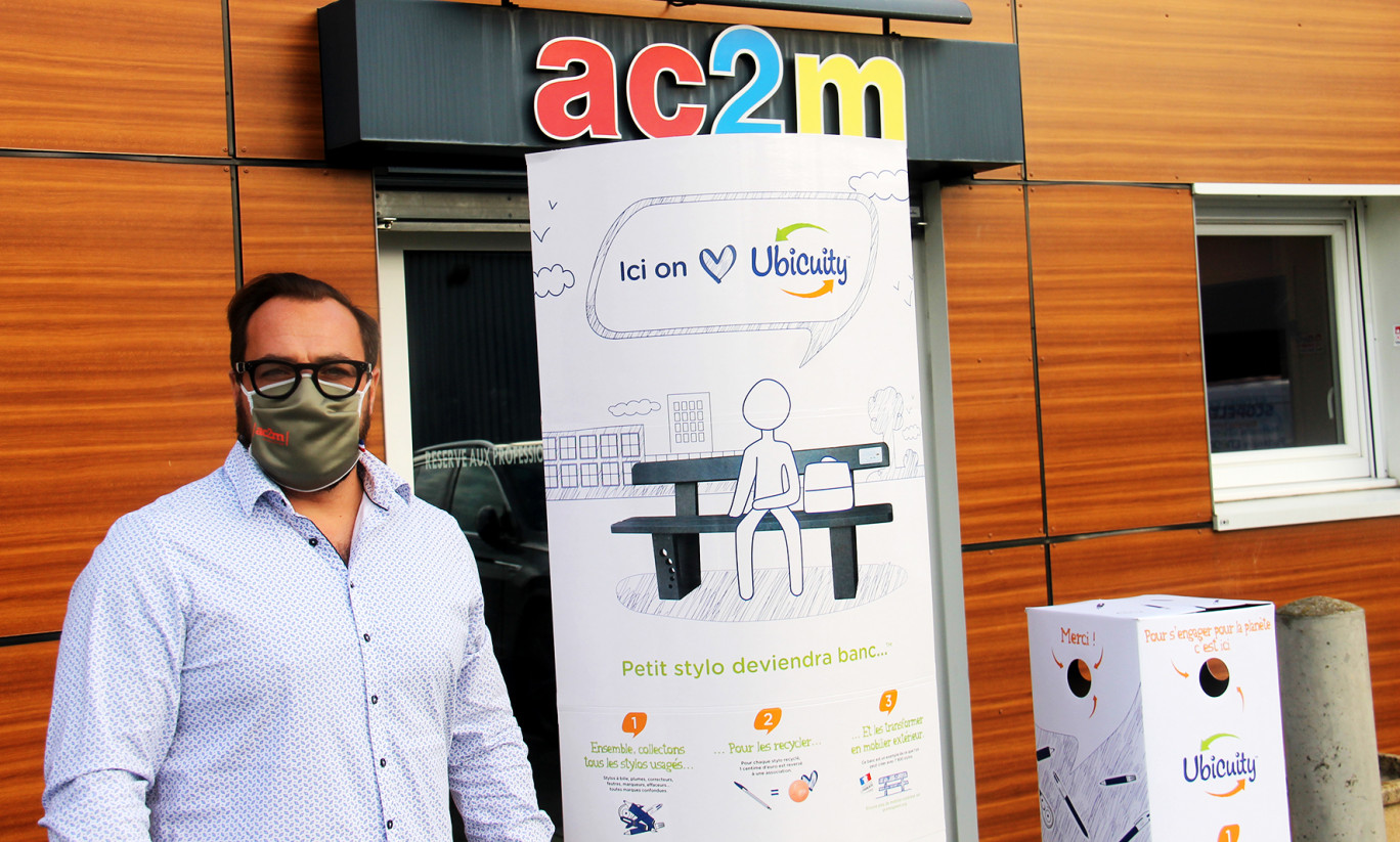 AC2M, piloté par Cédric Miller, est le premier ambassadeur de la démarche écoresponsable Ubicuity à destination des entreprises du programme Promogreen.org développé avec le cercle PMKDO et BIC Graphic.