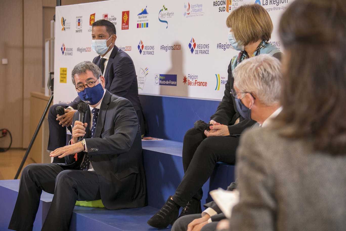 © : Hugues-Marie Duclos-RDF 
Jean Rottner, le président du Conseil régional Grand Est a participé à la plénière sur le pouvoir dans la gestion de l’urgence.
