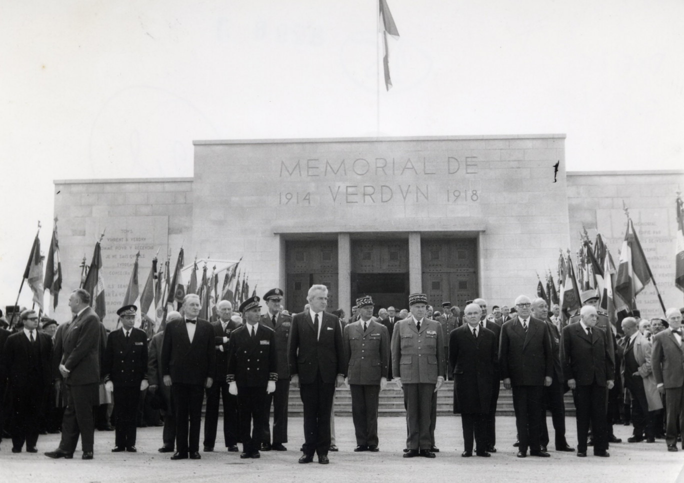  Inauguration du Mémorial de Verdun, le 17 septembre 1967. © Mémorial de Verdun