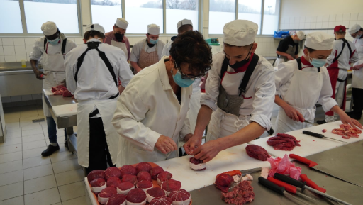 Bar-le-Duc : Martine Joly visite le CFA européen Louis Prioux