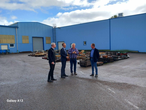 L’entreprise Cordm visitée par le sous-préfet de Verdun
