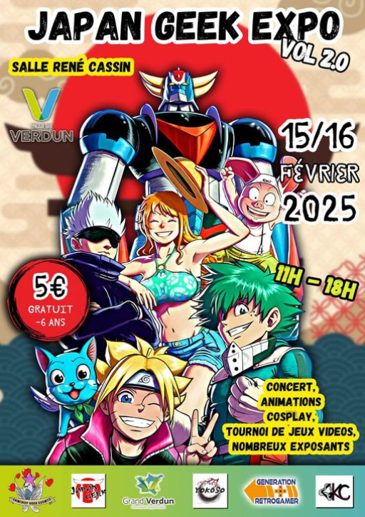 La Japan Geek Expo de retour à Verdun pour une 2e édition exceptionnelle